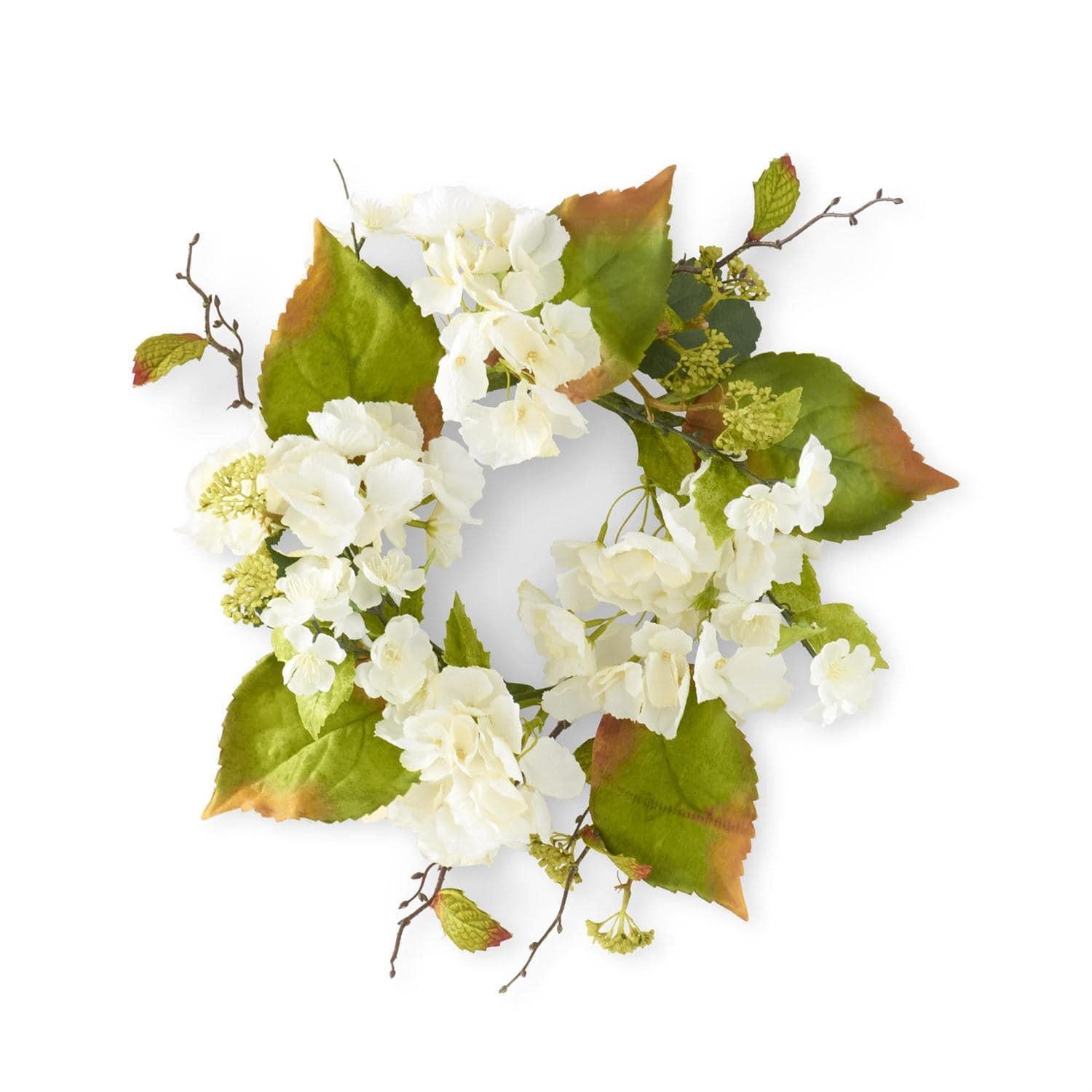 White Hydrangea Accent Ring